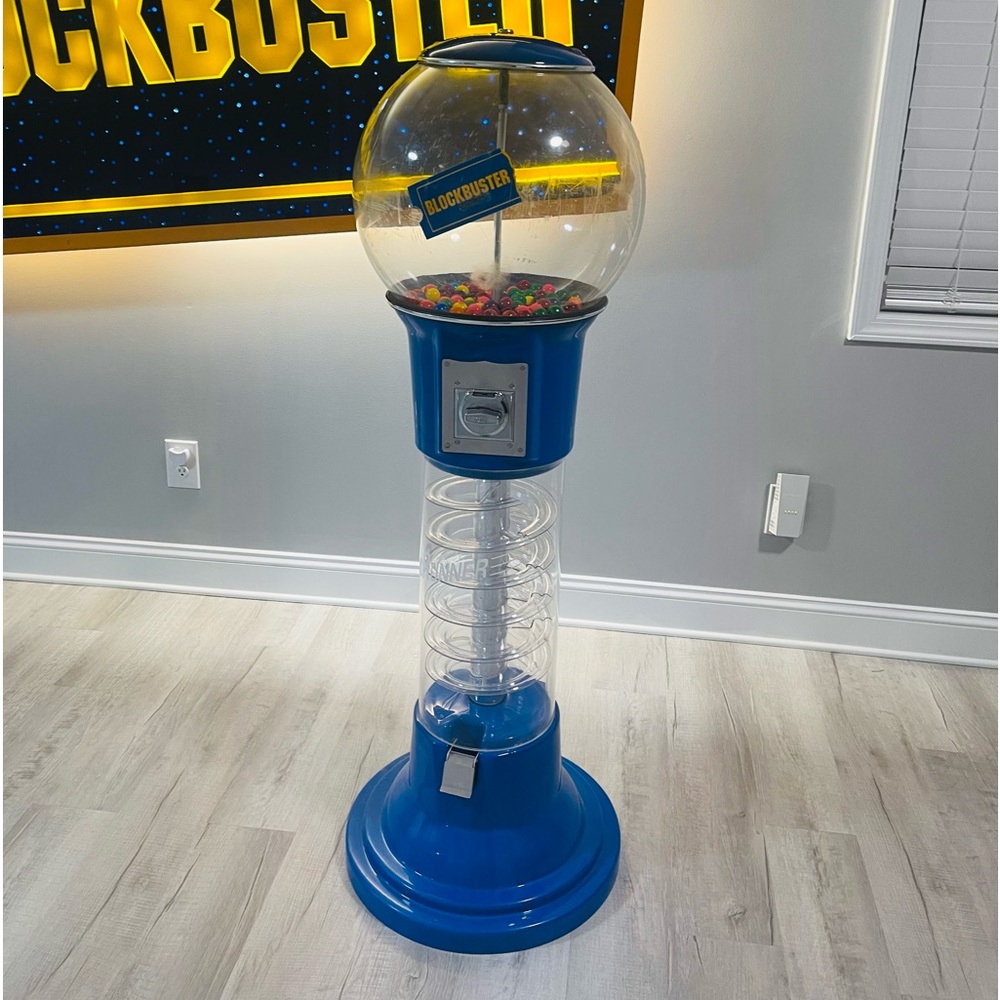SOLD!  Vintage Blockbuster Video Gumball Machine.